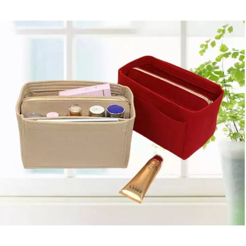 Wool Felt Handbag Organizer Set, 12-Pocket Purse Insert